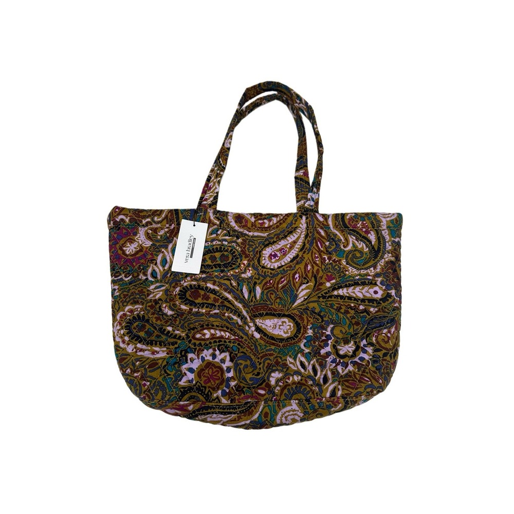 NEW Vera Bradley BUTA SPRAY Small East West Tote Paisley Shoulder Bag Handbag